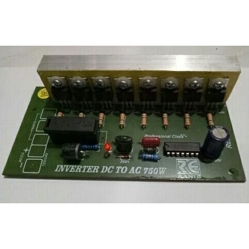 Mô Đun Biến Áp Dc 12V-24V Sang AC 220V-750 Chuyên Dụng