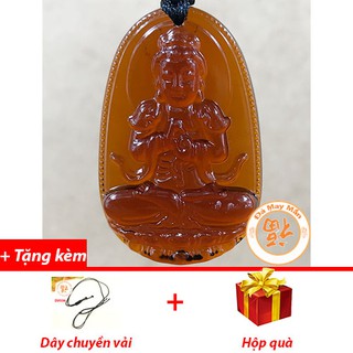 Mặt Dây Chuyền Phật Bản Mệnh Như Lai Đại Nhật Lưu Ly Cam