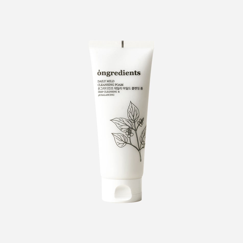 Sữa Rửa Mặt Dịu Nhẹ Và Lành Tính ONGREDIENTS Daily Mild Cleansing Foam 150ml GomiMall