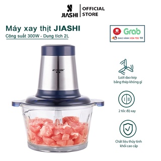 Máy Xay Thịt Đa Năng JIASHI Cối Inox, Thủy Tinh 4 Lưỡi  Công suất 300W Dung Tích 2L/3L MXT01