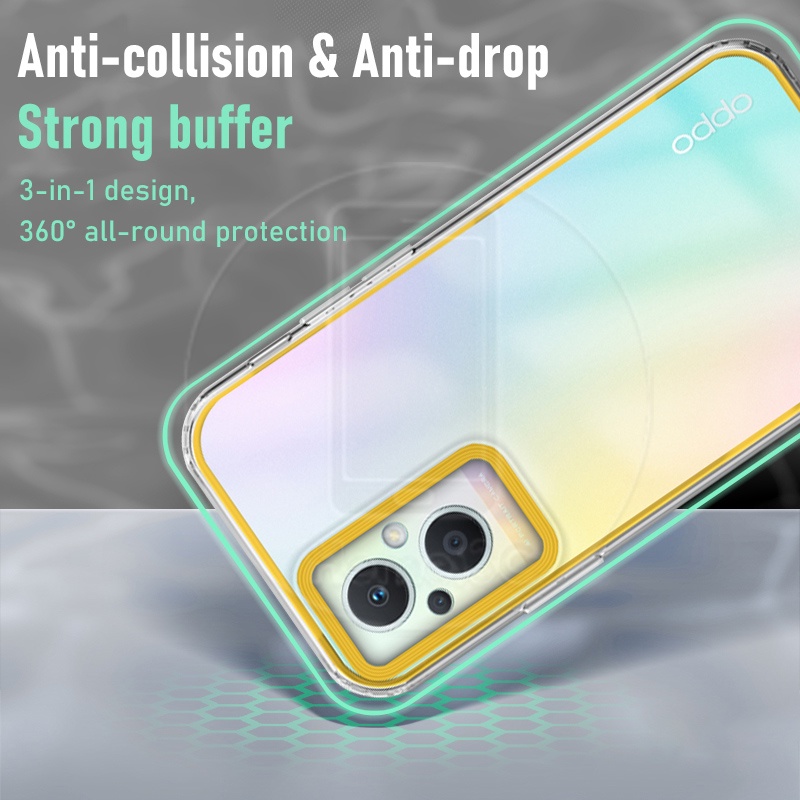 Ốp Điện Thoại TPU Trong Suốt Thời Trang Cho OPPO Reno 8Z 8 Z 5G