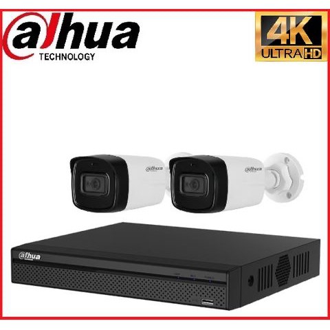 Trọn gói Camera Cao cấp 4K 01 - 2 camera Dahua (8MP)