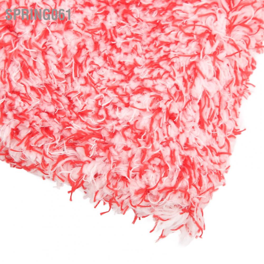 Spring061 Car Washing Glove Scratch Resistant Microfiber Double Sided Cleaning Cloth Soft Universal