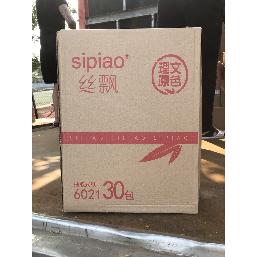 Giấy ăn gấu trúc SIPIAO 6021 hàng chuẩn chính hãng nội địa trung siêu dai mềm mịn