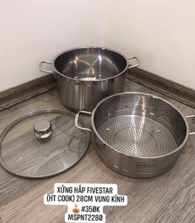Nồi đôi kèm xửng hấp