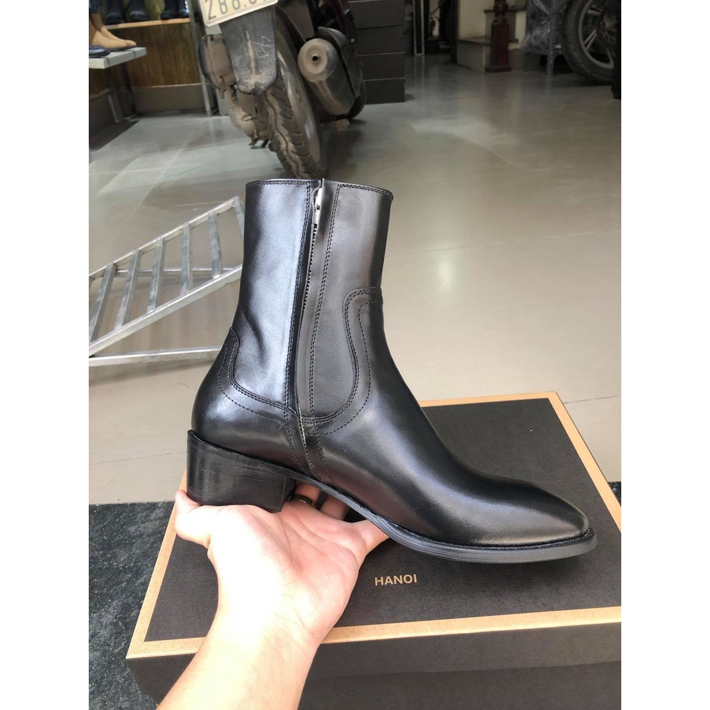 [ Cao cấp ] Lukas Boots da bò, Heel 4.5cm