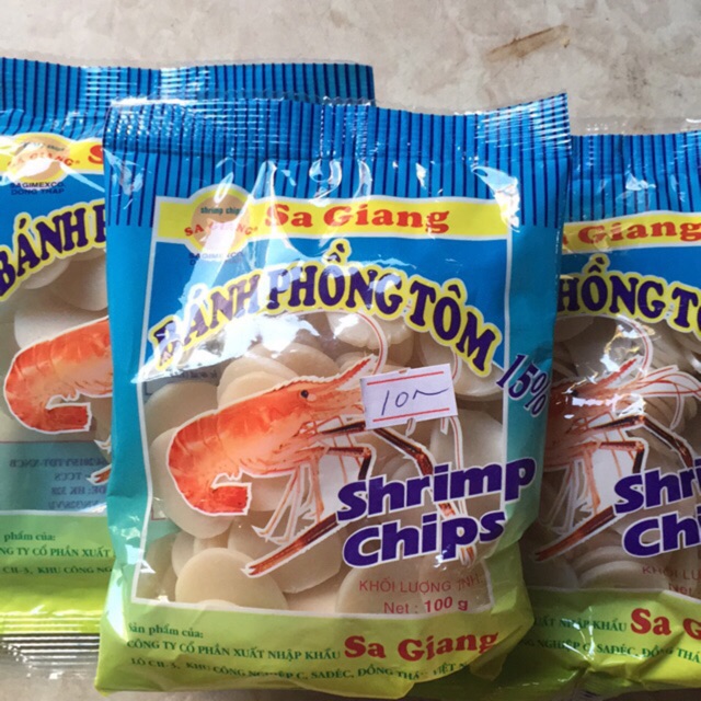 Bánh phồng tôm loại nhỏ 100g