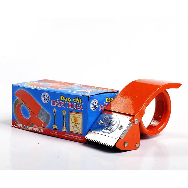 Cắt băng keo cầm tay nhựa 5F Dân Hoa