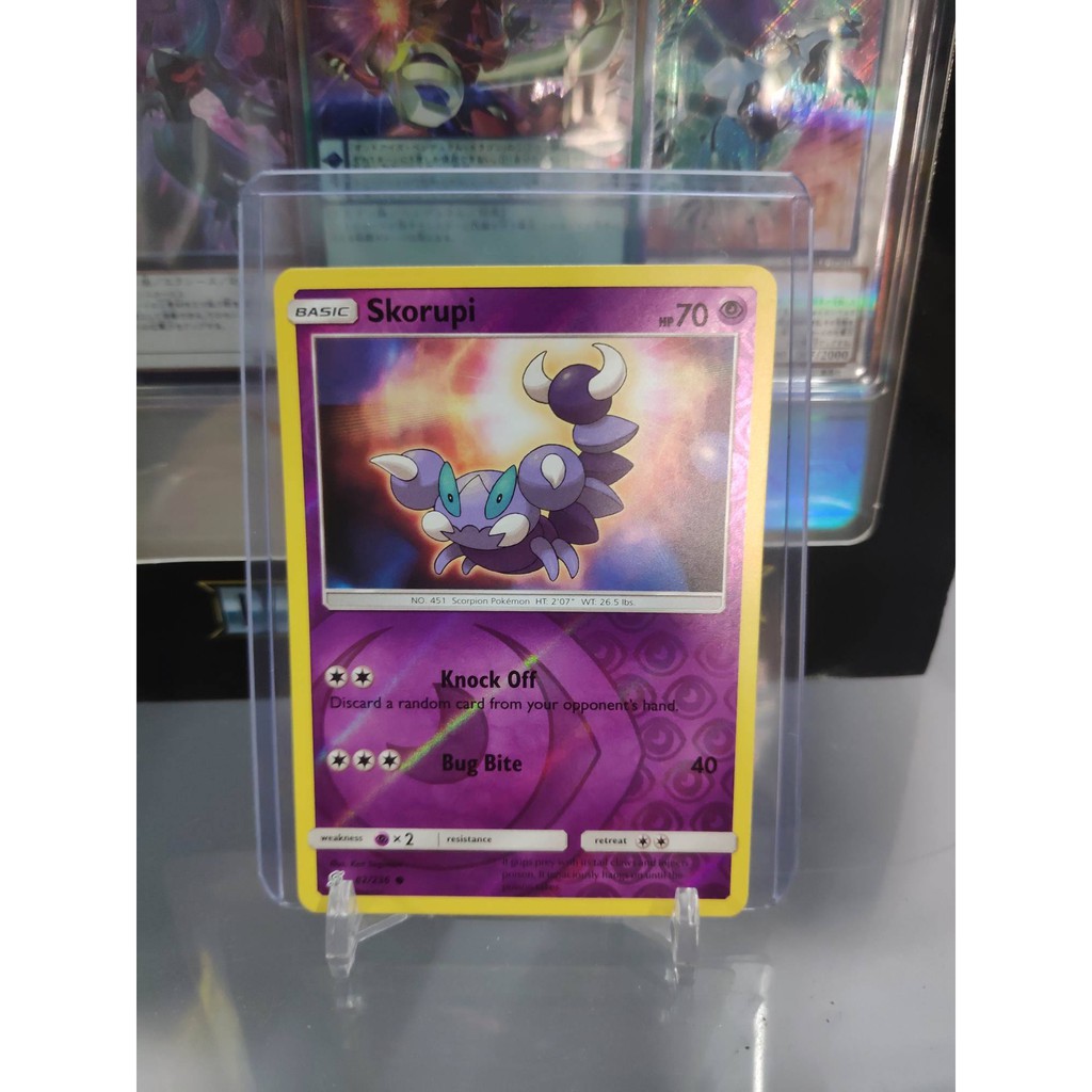 [ Dưa Hấu Yugioh ] Lá bài thẻ bài Pokemon Skorupi