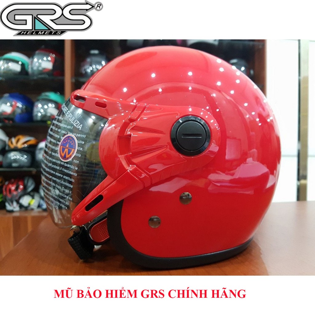 ♥️ Shop Uy Tín ♥️Mũ bảo hiểm 3/4 GRS A368k, mũ bảo hiểm đẹp, mũ trùm tai