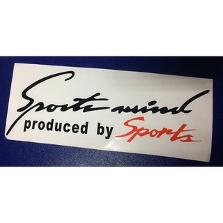 Tem Sport Mind dán trang trí Ô Tô