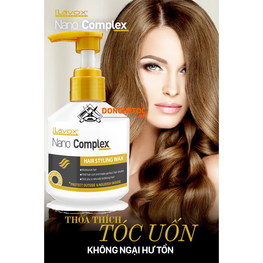 Wax Lavox Nano Complex tạo Nếp Tăng Sóng Bồng Bềnh 200ml