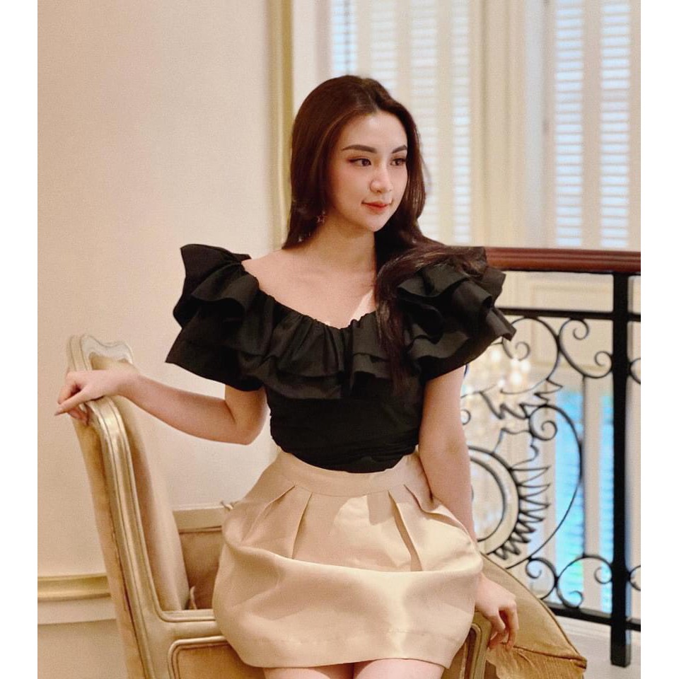 Chân váy mini dáng xòe hàng thiết kế Cocos Skirt by KHALES