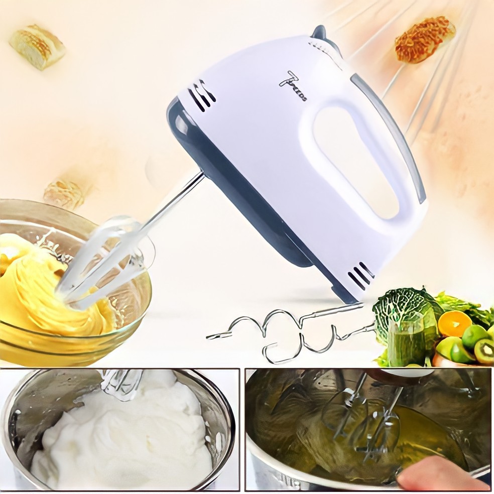 Máy Đánh Trứng ( Máy trộn bột ) Cầm Tay 7 Tốc Độ Công Suất 180W