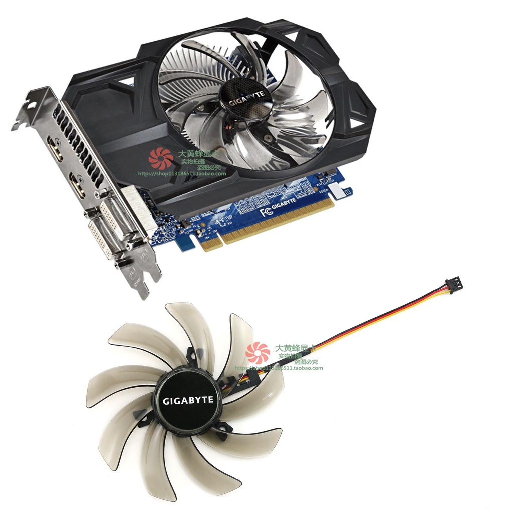 Quạt làm mát card đồ họa Gigabyte gtx750 gtx750ti itx pld10010s12h / t129215Thai