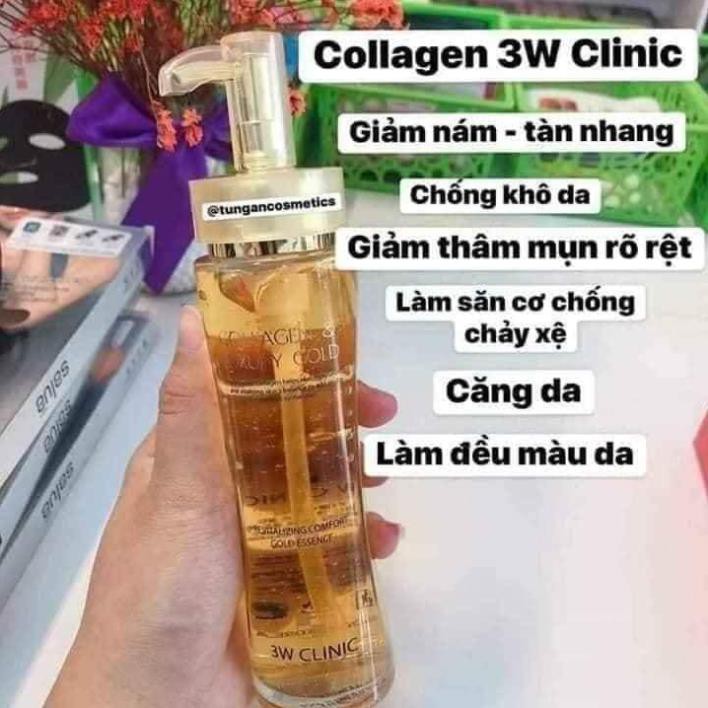 [Nhập Khẩu Hàn Quốc] Serum trắng da - Serum vàng 24k Luxury Gold chống lão hóa 3W Clinic Hàn Quốc 150ml