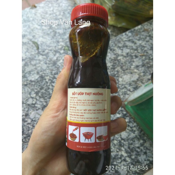 Sốt ướp thịt nướng chiết xuất rau củ quả tươi chai 230g