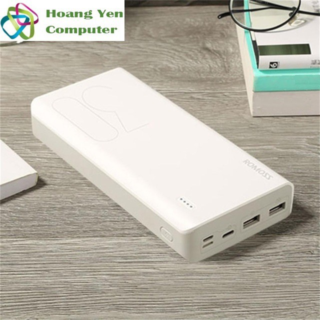 Sạc Dự Phòng Romoss Sense 8 Plus 30000mah Quick Charge 3.0 PD 18W 3 Cổng Sạc Vào - BH 1 Năm | Romoss Sense 8+  - chuyens