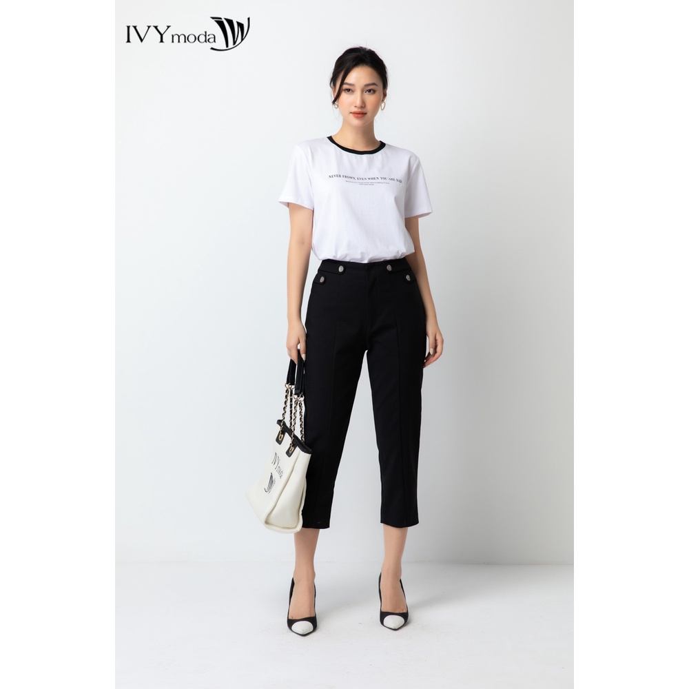 Quần ngố nữ dáng ôm IVY moda MS 21M6676