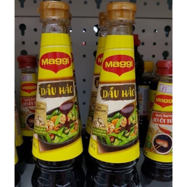 DẦU HÀO MAGGI 530g TẶNG KÈM TƯƠNG ỚT MAGGI 130g