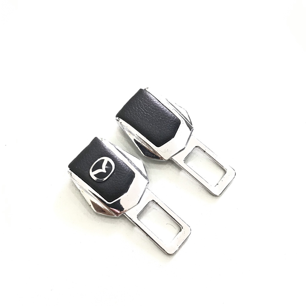 Chốt An Toàn Xe Hơi Cao Cấp, Bộ 2 Chốt Khóa Cho Xe Tiện Dụng VER2 - Full Logo Hãng - CARZONE