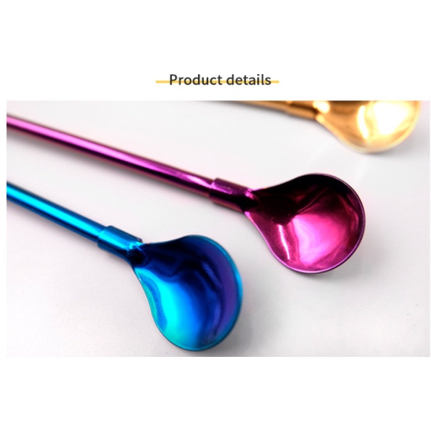 Ống Hút Tích Hợp Muỗng Bằng Thép Không Gỉ Cao Cấp Thông Minh RICKSTORE