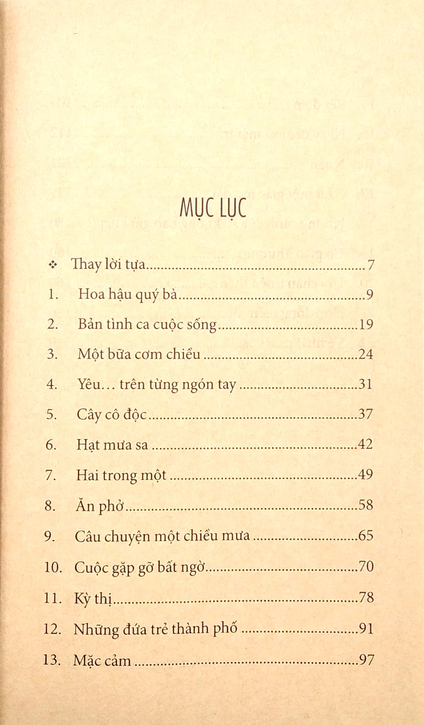 Sách Bản Tình Ca Cuộc Sống