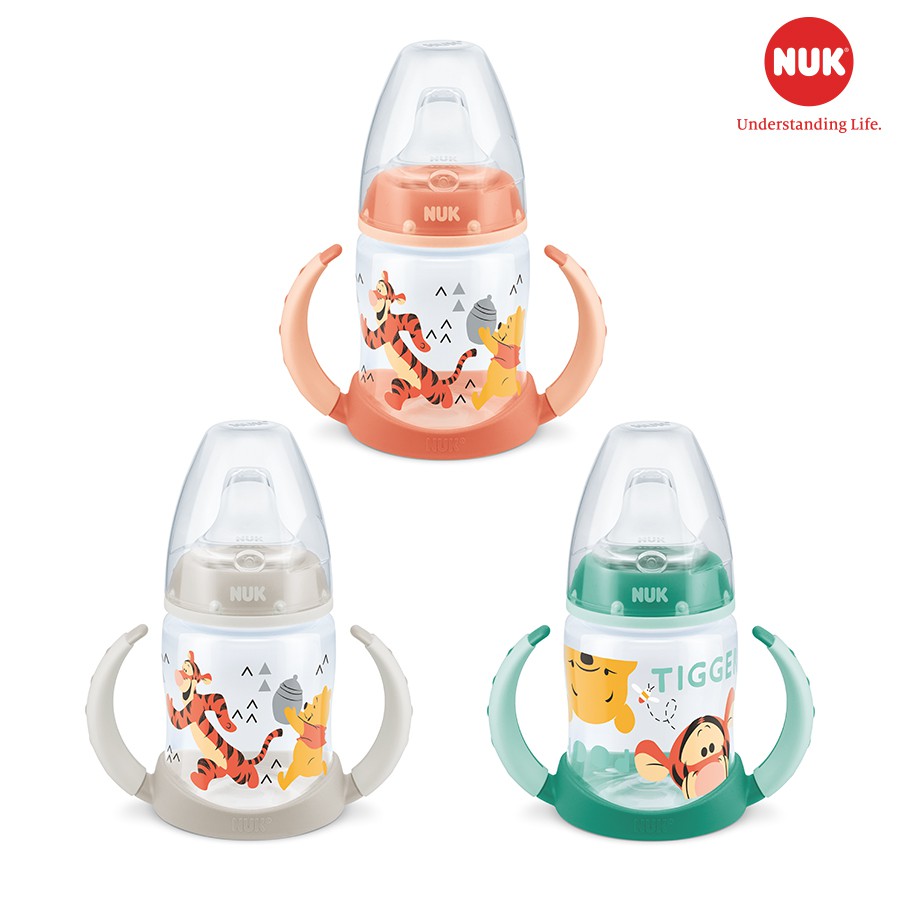 Bình tập uống NUK Disney nhựa PP an toàn 150ml chống đổ chống rò rỉ