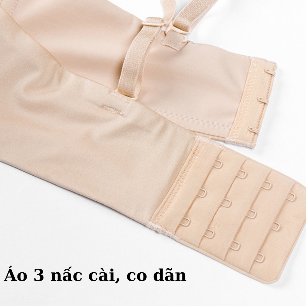 Áo ngực không dây chất su mút mỏng, có gọng nâng vòng 1 căng tròn HLBOUTIQUE A360