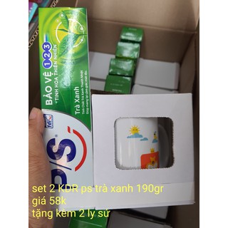 Kem Đánh Răng P/S Trà Xanh 190g combo 2 hộp