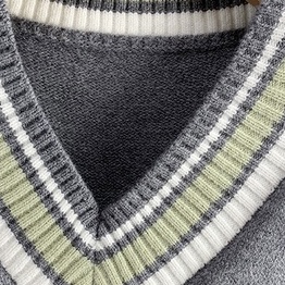 Áo len gile sweater không tay cổ tim mỏng nhẹ AL25 M.RO form rộng phong cách Hàn Quốc nhiều màu dễ phối Mrhero
