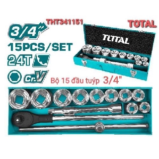 BỘ ĐẦU TUÝP 15 CHI TIẾT TOTAL THT341151