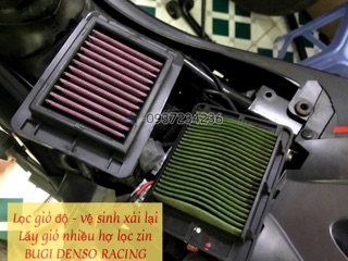 Lọc gió GSX150- ( vệ sinh xài lại được)