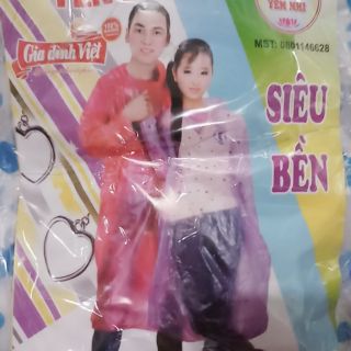 Áo mưa chấm bi mặc 1 lần hiệu Yến Nhi
