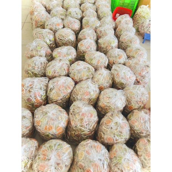 Kẹo dừa cuộn bánh tráng mix 7 vị 500g