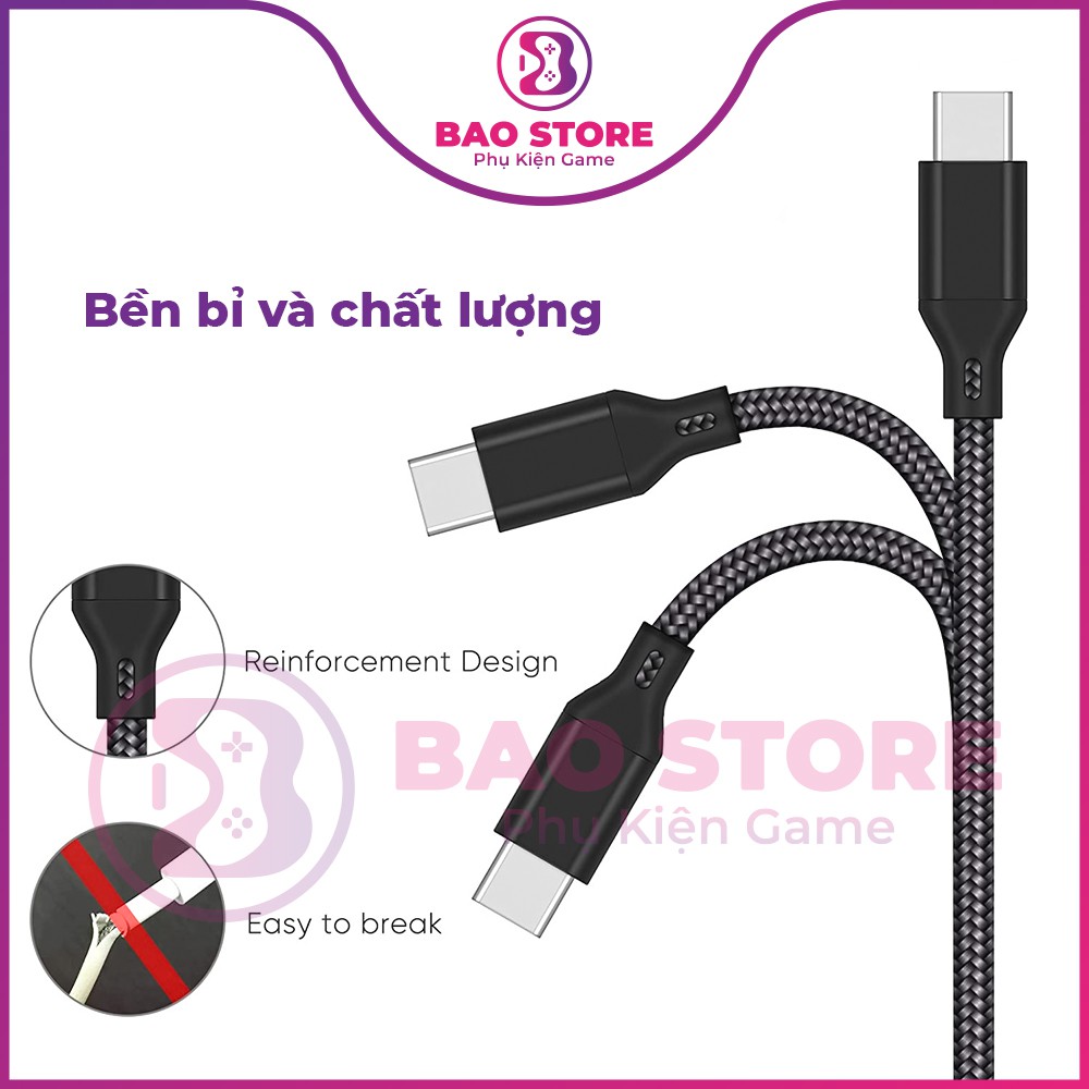 Dây Cable Type C cho tay cầm Xbox Series X, Tay cầm PS5 DualSense - PlayStation 5