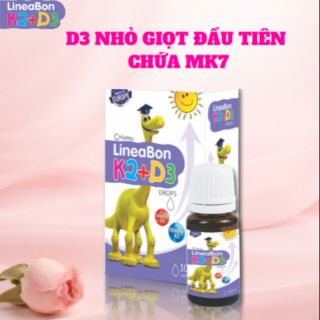 LineaBon bổ sung vitamin D3+K2 giúp hấp thu calci cho bé