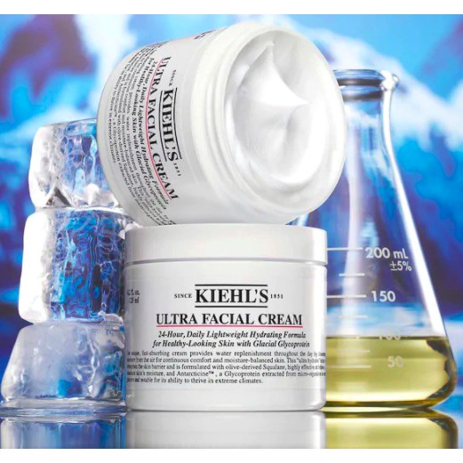 Kem Cấp Ẩm Kiehls Ultra Facial Cream giúp da ẩm mịn, cấp nước hiệu quả cải thiện độ ẩm của làn da 50ml / 125ml