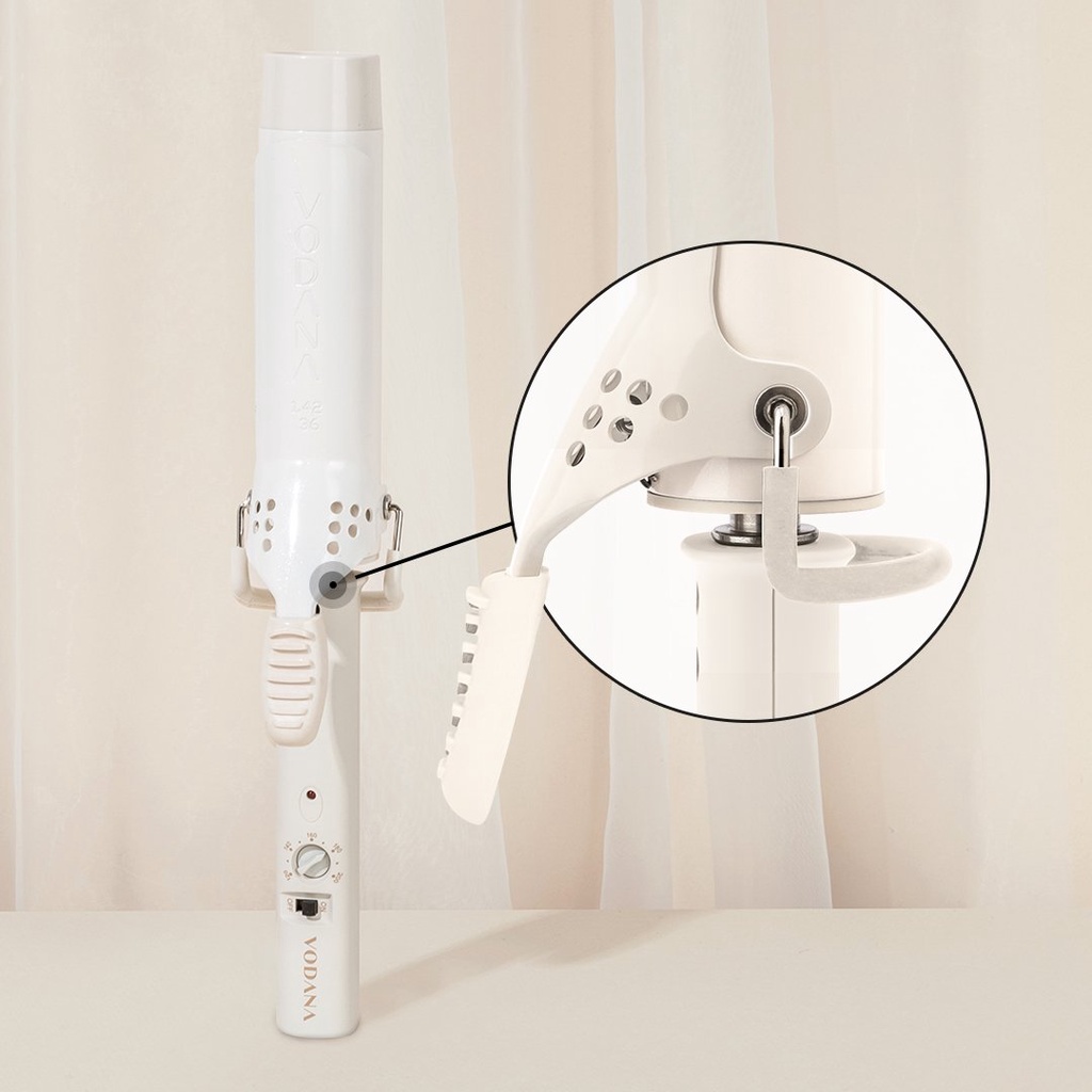 VODANA Máy uốn tóc 32mm 36mm Ivory Mood màu kem