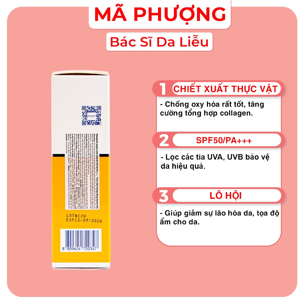 [CHÍNH HÃNG] Kem chống nắng TENAMYD SPF50/PA+++