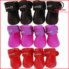 GIÀY ĐI MƯA CHO CHÓ MÈO - ỦNG ĐI MƯA CHÓ MÈO KHÔNG THẤM NƯỚC GIÁ SIÊU RẺ