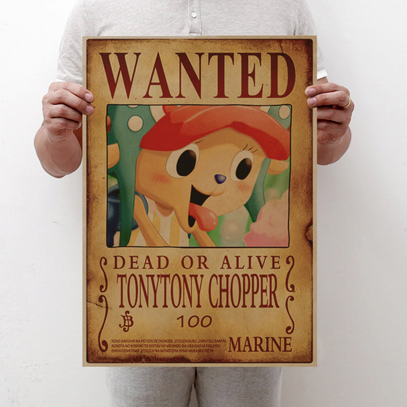 Tấm Poster 36x51.5cm In Hình Nhân Vật One Piece Cho Fan Hâm Mộ Jp5
