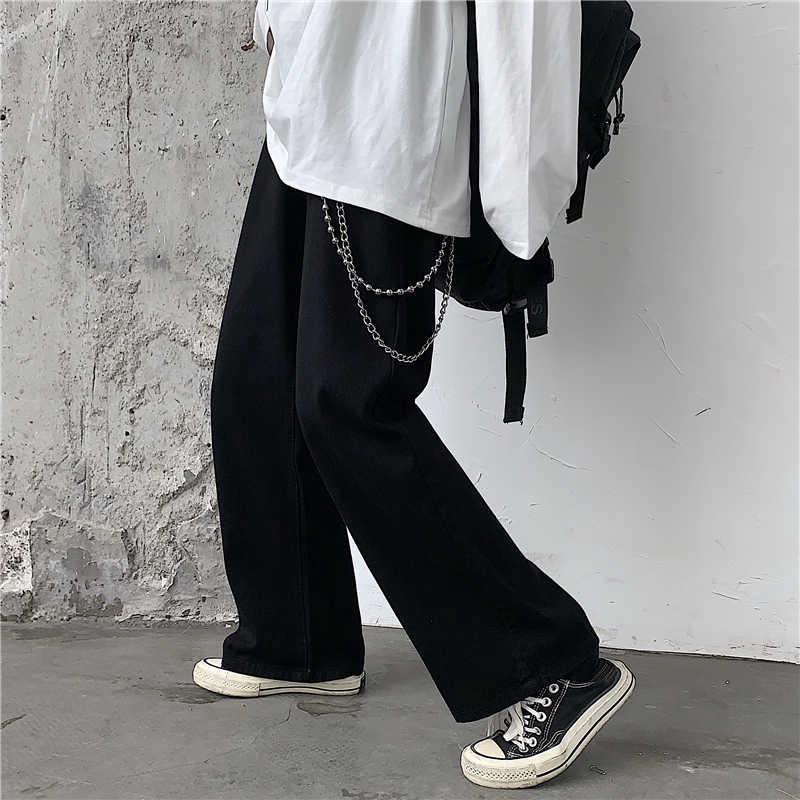 Quần jeans dáng rộng phong cách Hàn Quốc trẻ trung cá tính | BigBuy360 - bigbuy360.vn