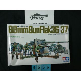 Bộ kit lắp ráp pháo flak 88mm 1/35