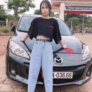 Sét quần baggy bò áo crt 1974 chất bozip