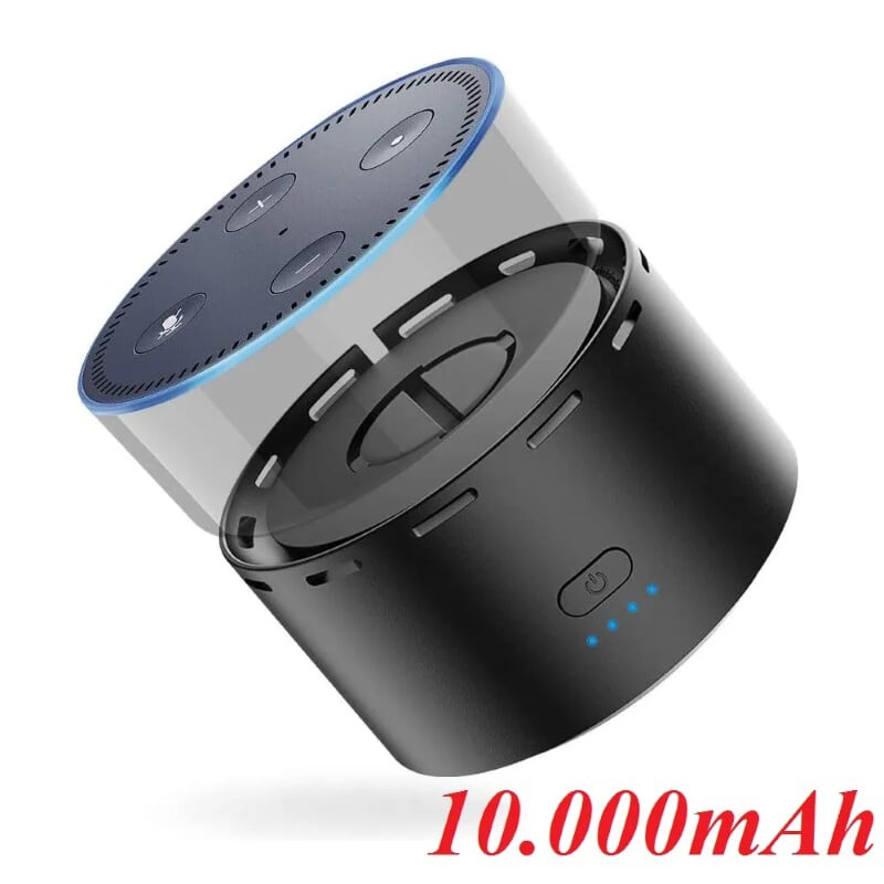 Ugreen 50757 10000mAh pin sạc dự phòng cho loa amazon Echo Dot 2nd thế hệ 2 màu đen CP612