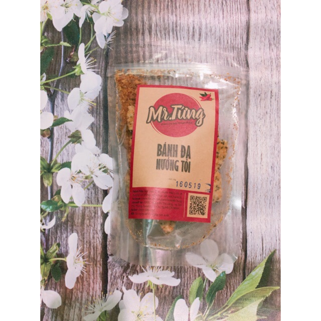 Bánh đa nướng tỏi