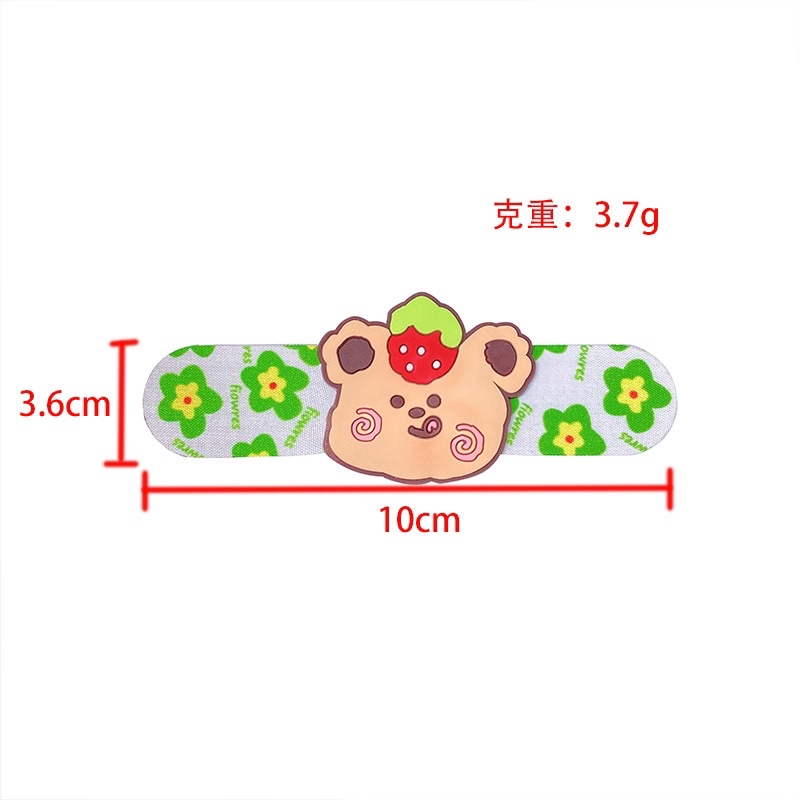 Bộ  3 Kẹp Tóc Kiểu Dán Họa Tiết Hoạt Hình Phong Cách Hàn Quốc Dễ Thương Cho Bé Gái