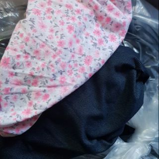 Vải cotton giả bò mỏng có co giãn nhẹ