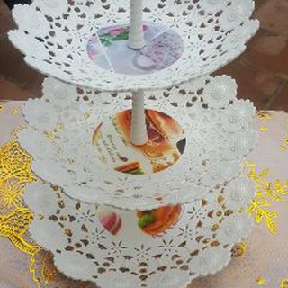 Khay hoa quả 3 tầng
